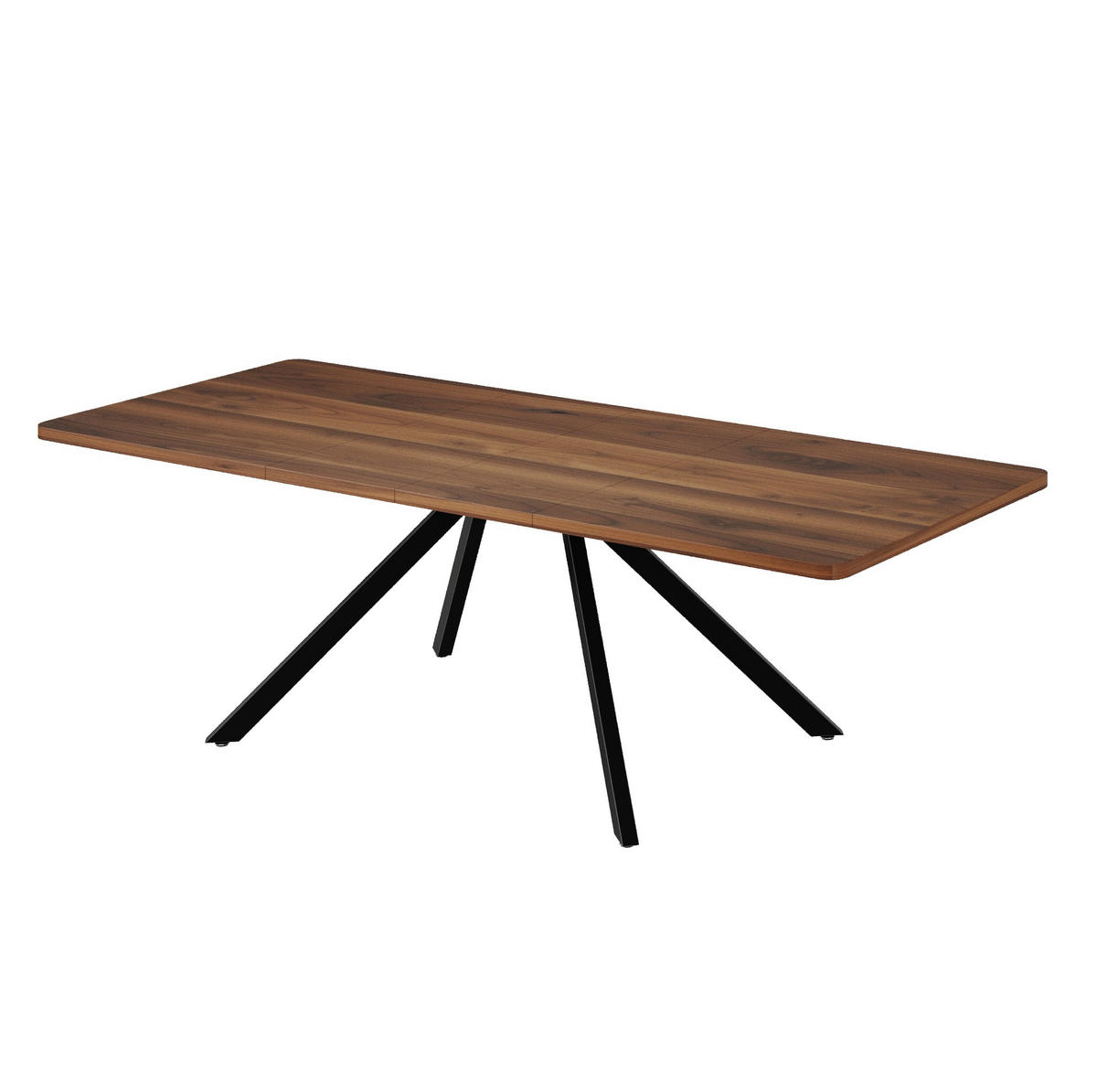 ESSTISCH aus MDF 160/200/240x90 cm Walnussfarben ausziehbar für 6 bis 10 Personen mit verstärkten Führungen - Walnussfarben, Holzwerkstoff (240/90/74.5cm) - Modfu