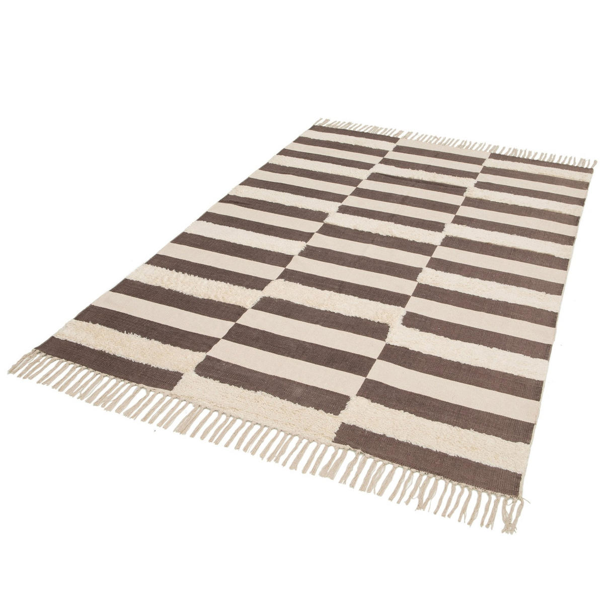 TEPPICH, Pflegeleichter Designerteppich schwarz - Schwarz, Naturmaterialien (160/230cm) - AFK Living