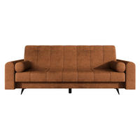 SCHLAFSOFA Zuri - Schwarz/Bronzefarben, Holz/Textil (240/93/91cm) - MIRJAN24