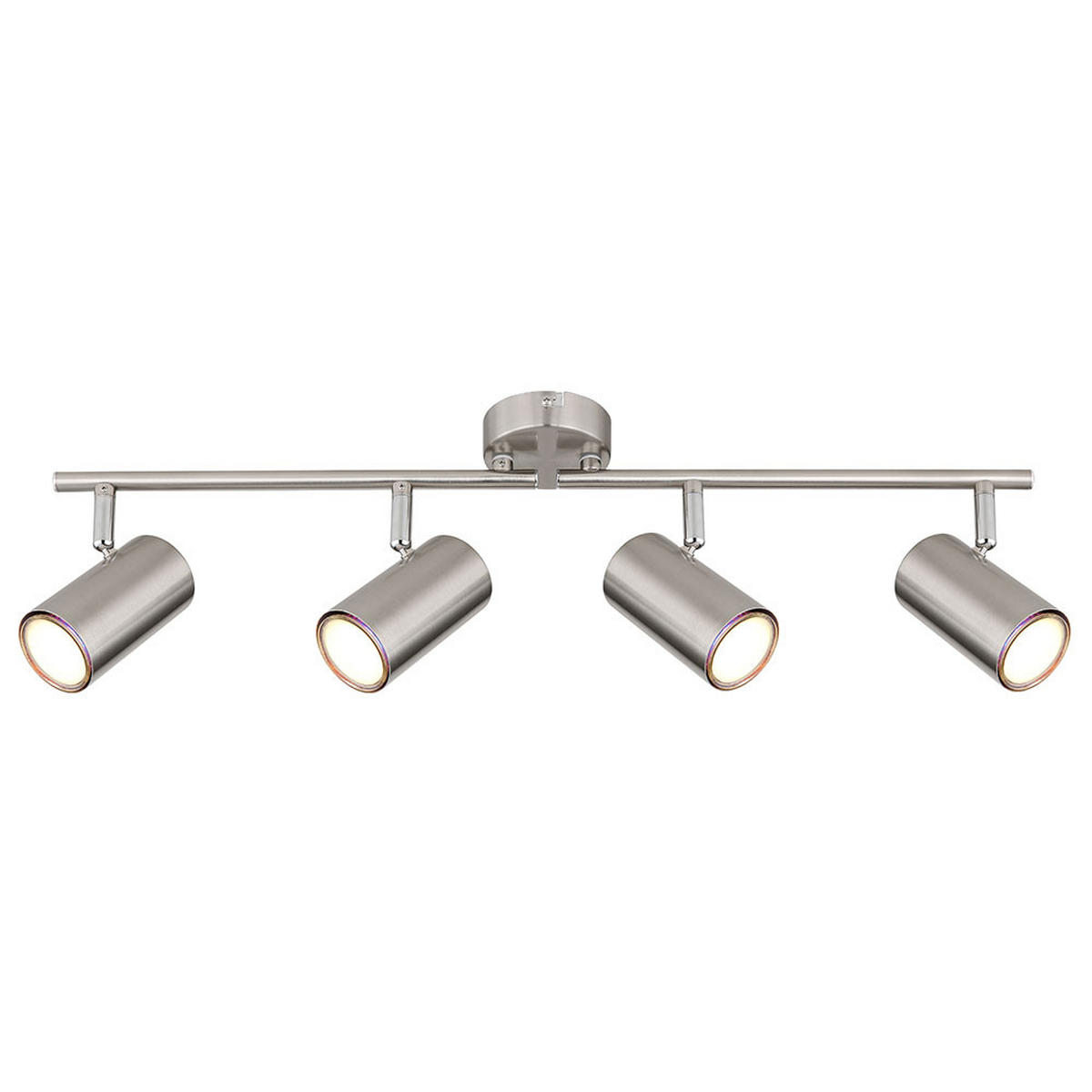 LED DECKENLEUCHTE Allvi Silber matt - Silberfarben, Metall (60/8/14.5cm) - Globo Lighting