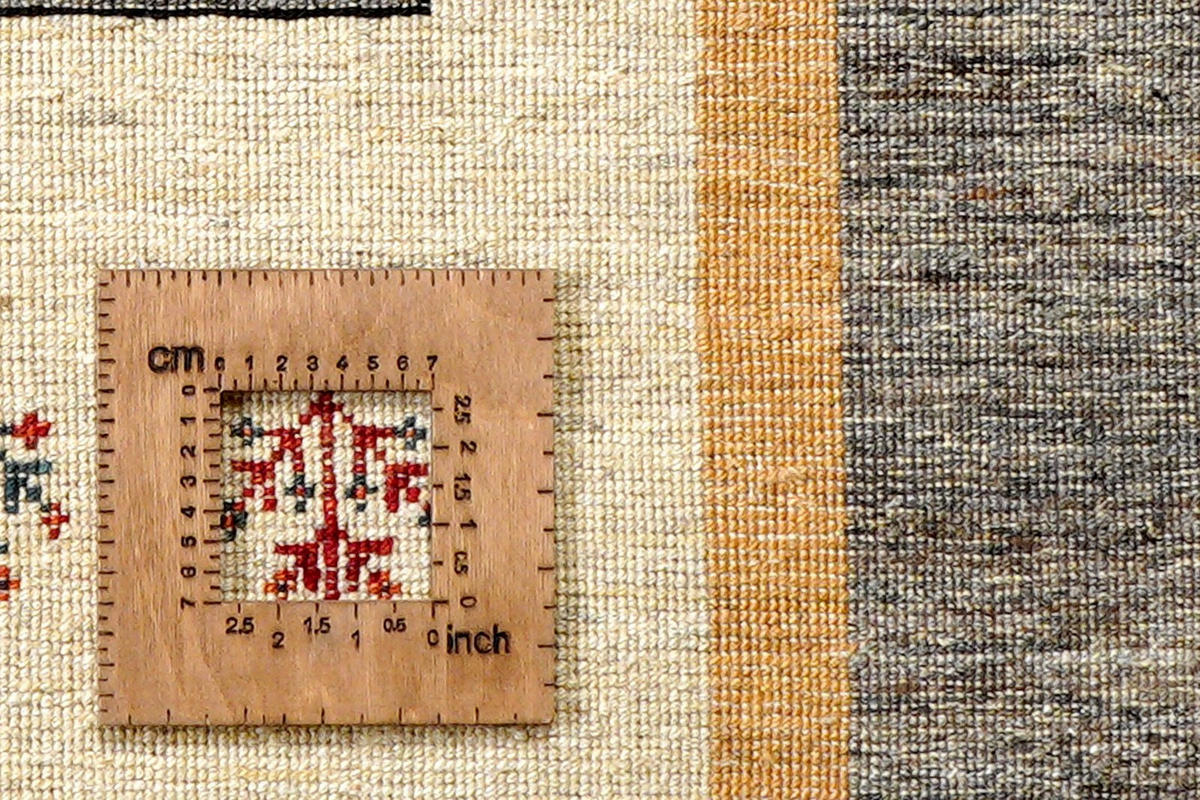 GABBEH-TEPPICH handgeknüpft Sonnat Beige 203/152 cm Schurwolle - Beige, Textil (152/203cm) - Looma