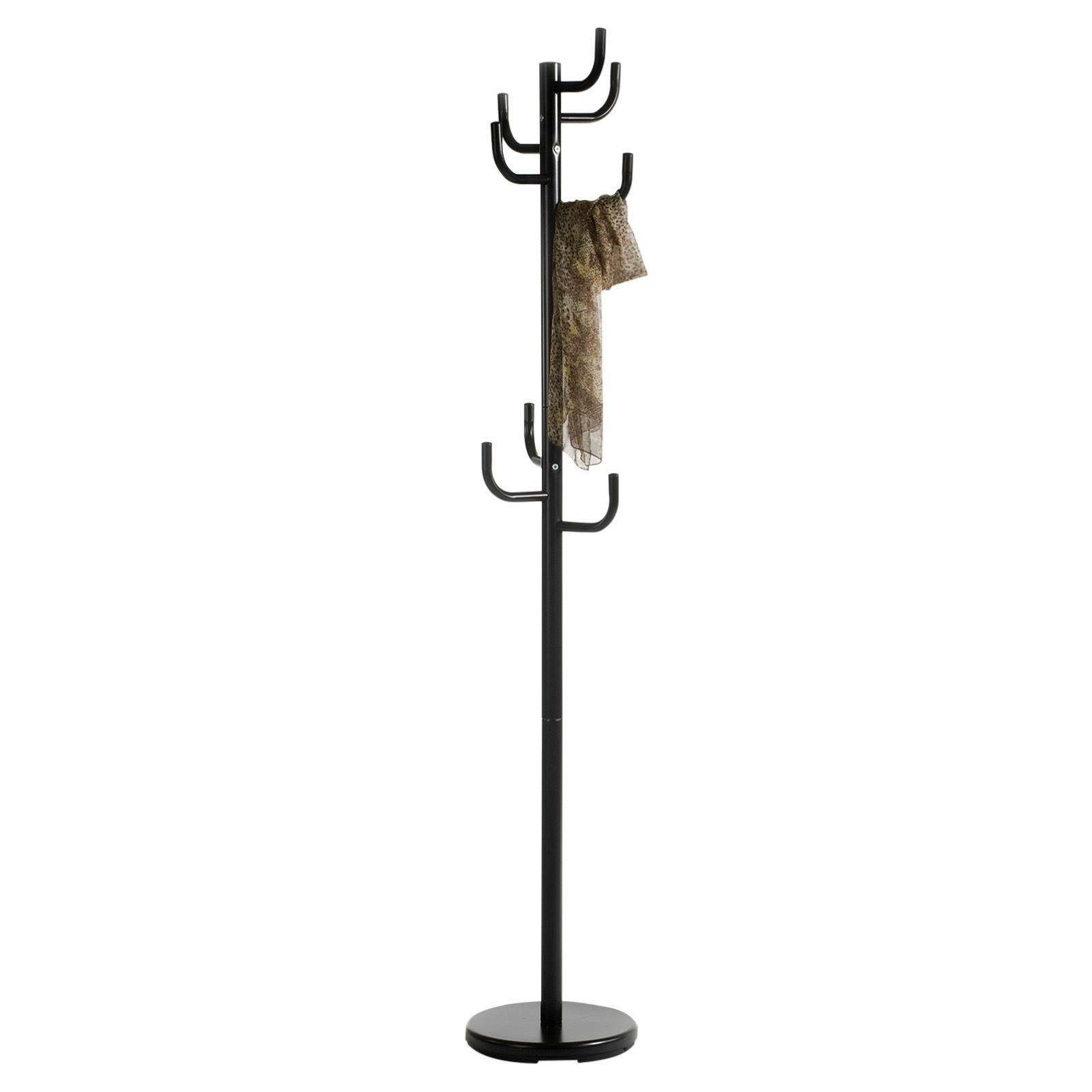 Idimex Kleiderständer Schwarz 30x174x30 cm