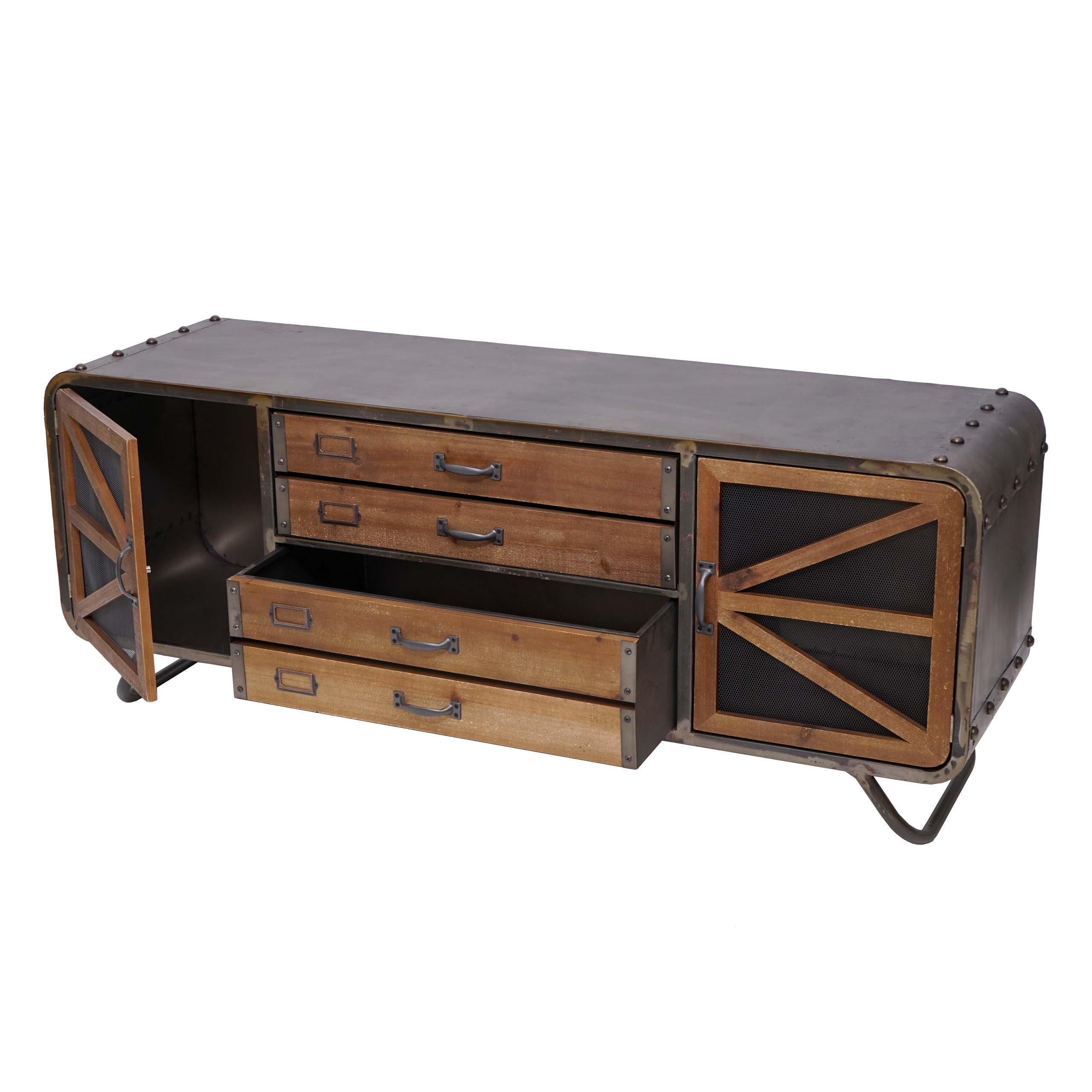 KOMMODE Braun - Braun, Holz (139/55/41cm) - MCW