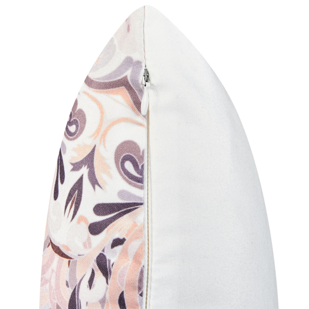 GARTENKISSEN 3er-Set Bunt 45/45 cm Sammit - Pink/Beige, Textil (45/10/45cm) - Beliani