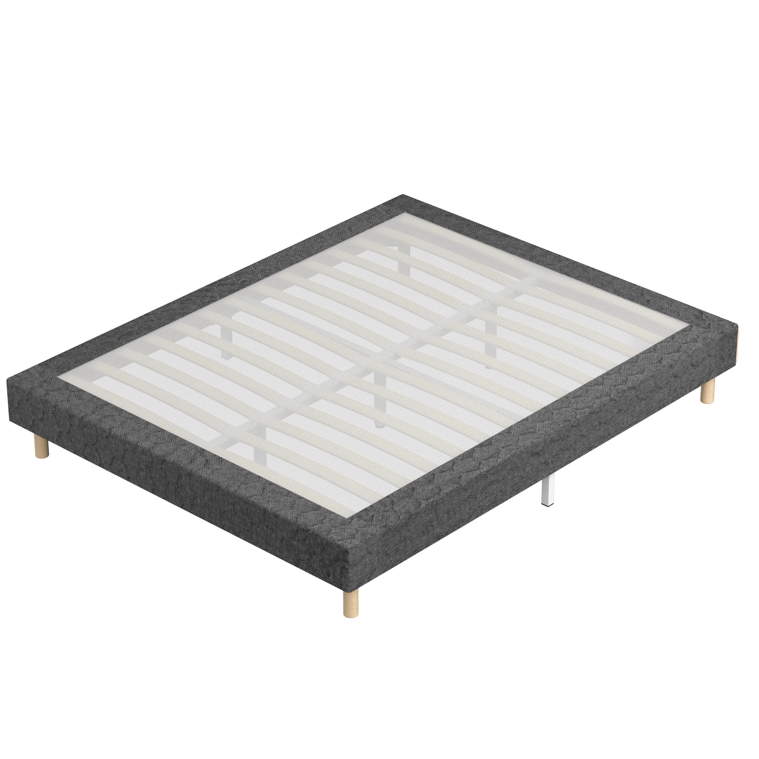 Dewinner Lattenrost Grau 140x29x190 cm