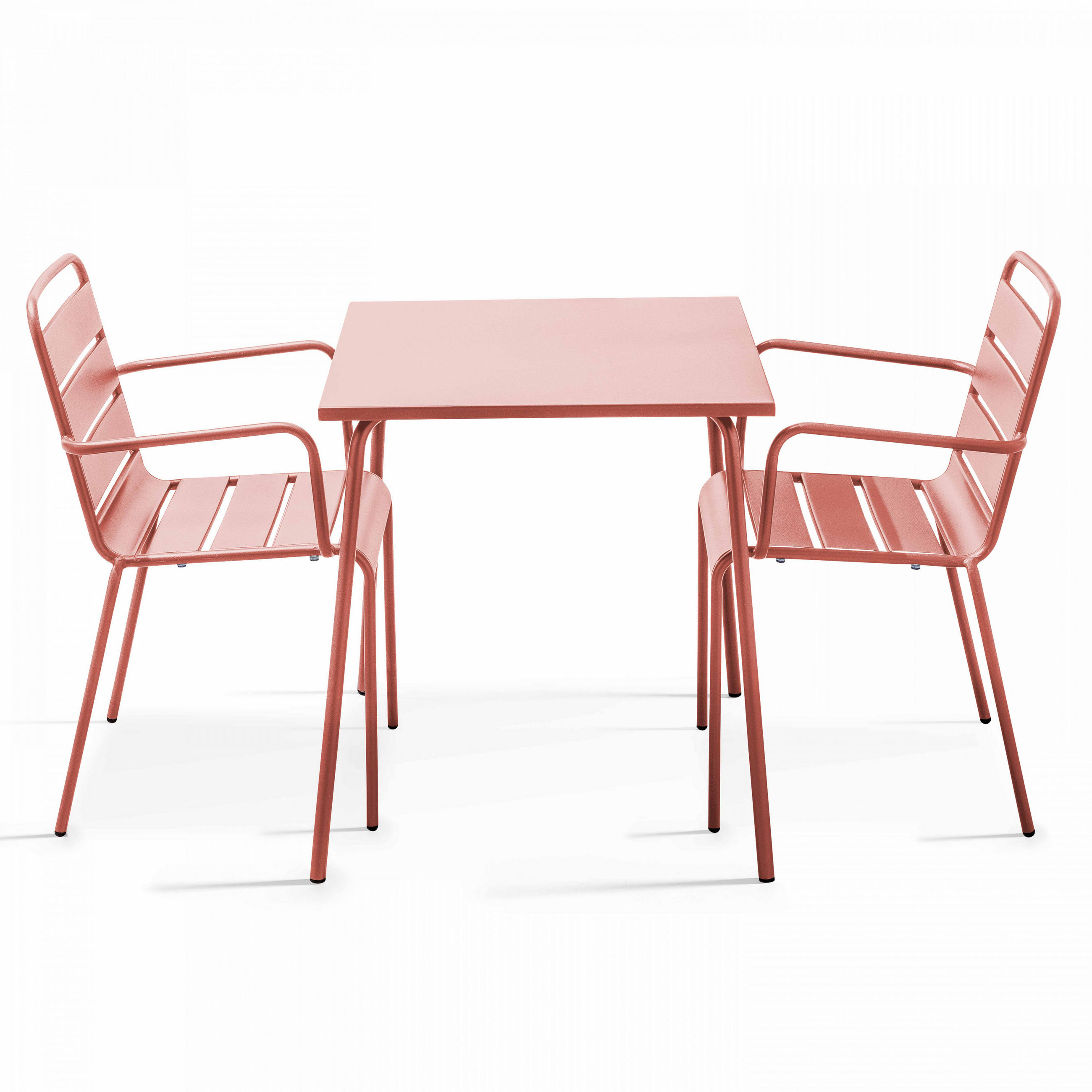 GARTENSET 3-tlg., Lehm - Pink, Metall - Oviala