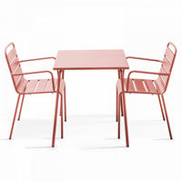 GARTENSET 3-tlg., Lehm - Pink, Metall - Oviala
