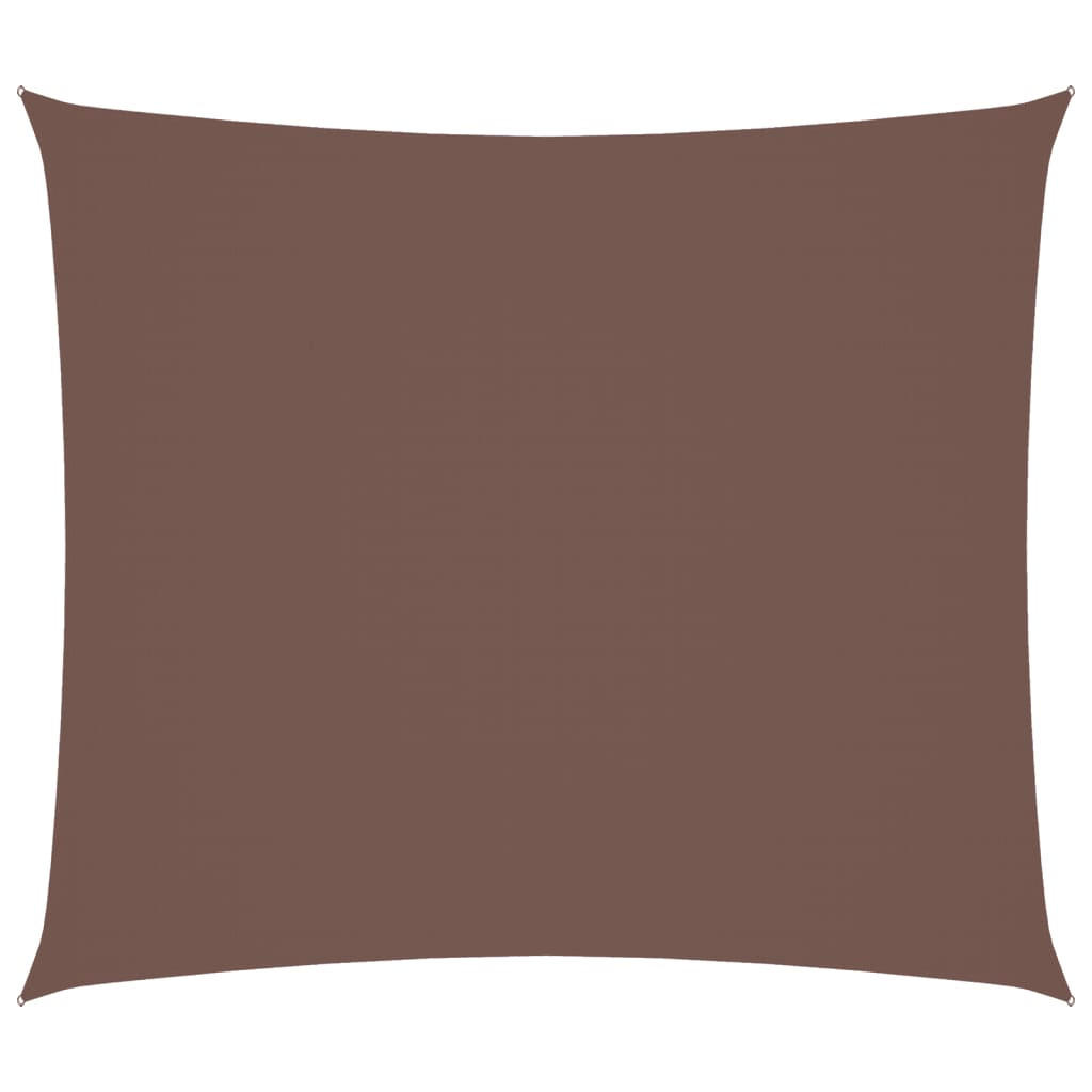 SONNENSEGEL Oxford-Gewebe Rechteckig 2x2,5 m Braun - Braun, Textil (250/200cm) - furnicato