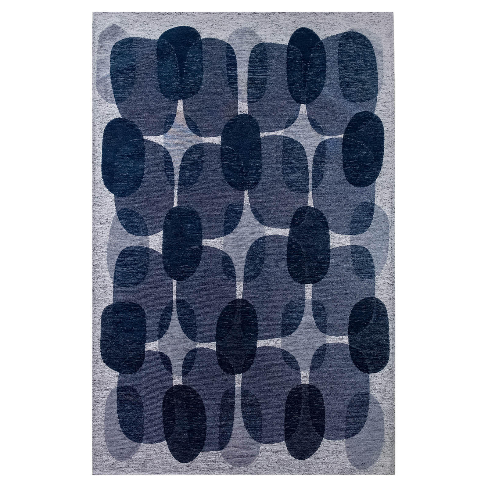 Lola&Moi Teppich Blau 140x200 cm