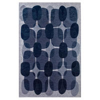 TEPPICH Cafe Night Shift 170/240 cm - Blau, Textil (170/240cm) - Lola&Moi