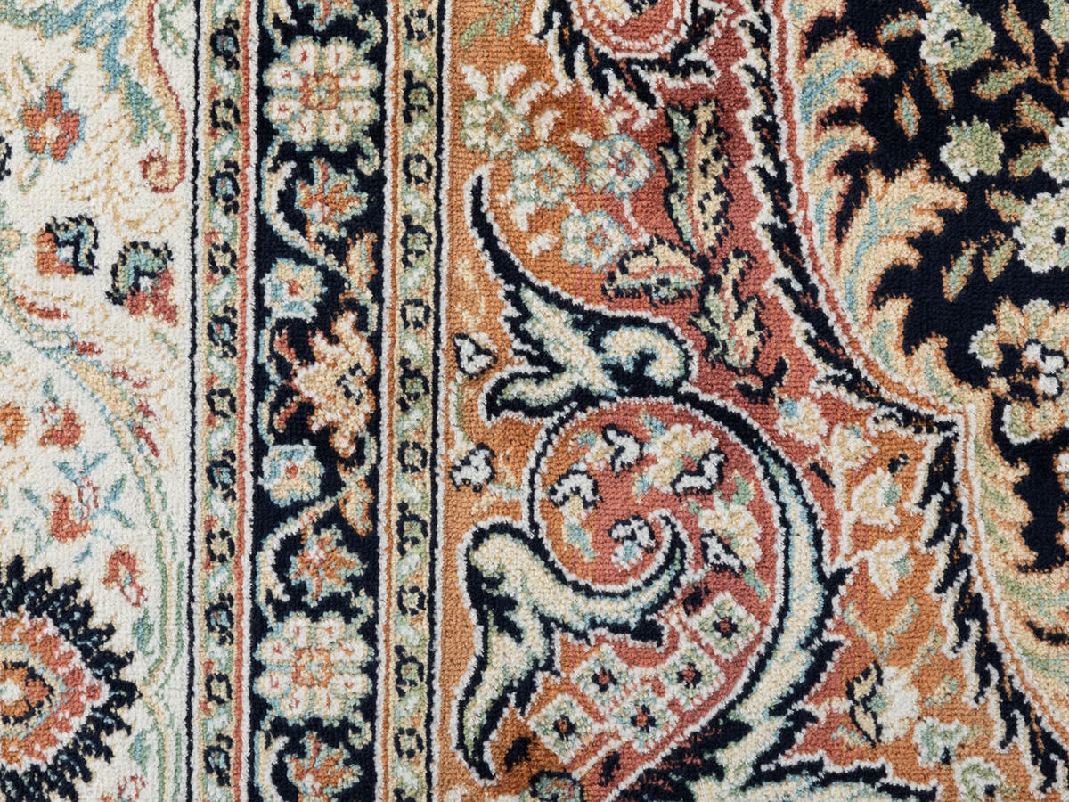 ORIENTTEPPICH 160/230 cm Riad Kirman - Schwarz, Textil (160/230cm) - Steffensmeier
