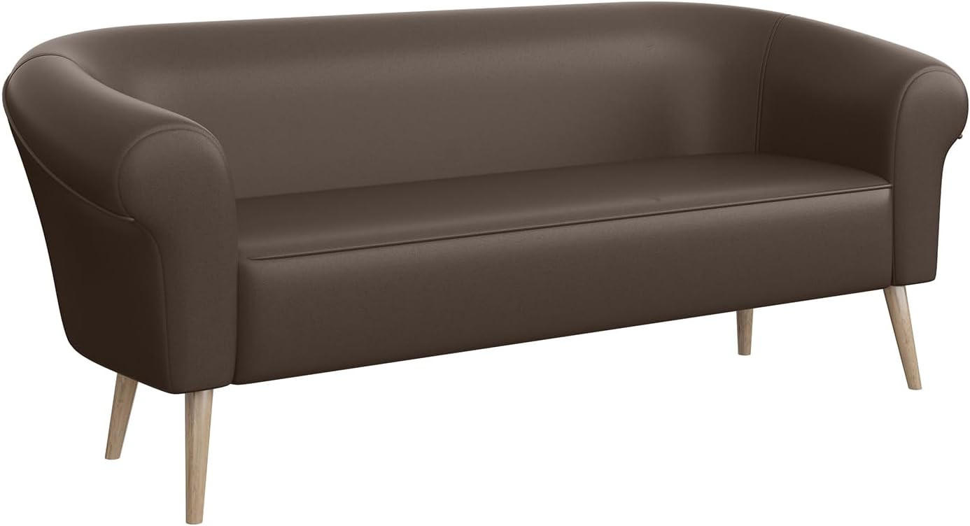 Meblini Sofa Braun 176x70x57 cm