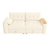 3-SITZER-SOFA mit Stauraum in Beige - Beige, Textil (80/87/207.5cm) - KOMHTOM