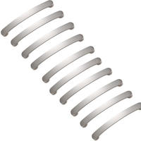 MÖBELGRIFF Nickel Gebürstet 10er-Set 128 mm - Silberfarben, Metall (2.4/2.4/14.3cm)