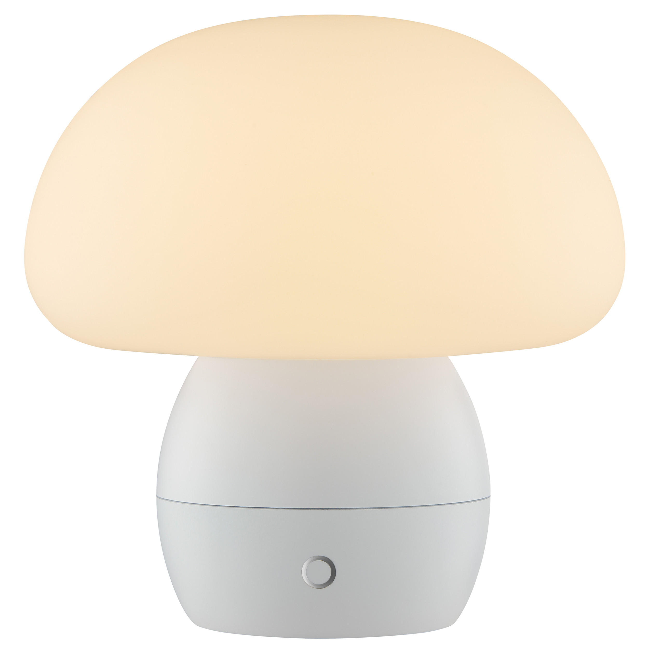 TISCHLEUCHTE Dupos Weiß 22/22/22,2 cm - Weiß, Kunststoff (22/22/22.2cm) - Brilliant