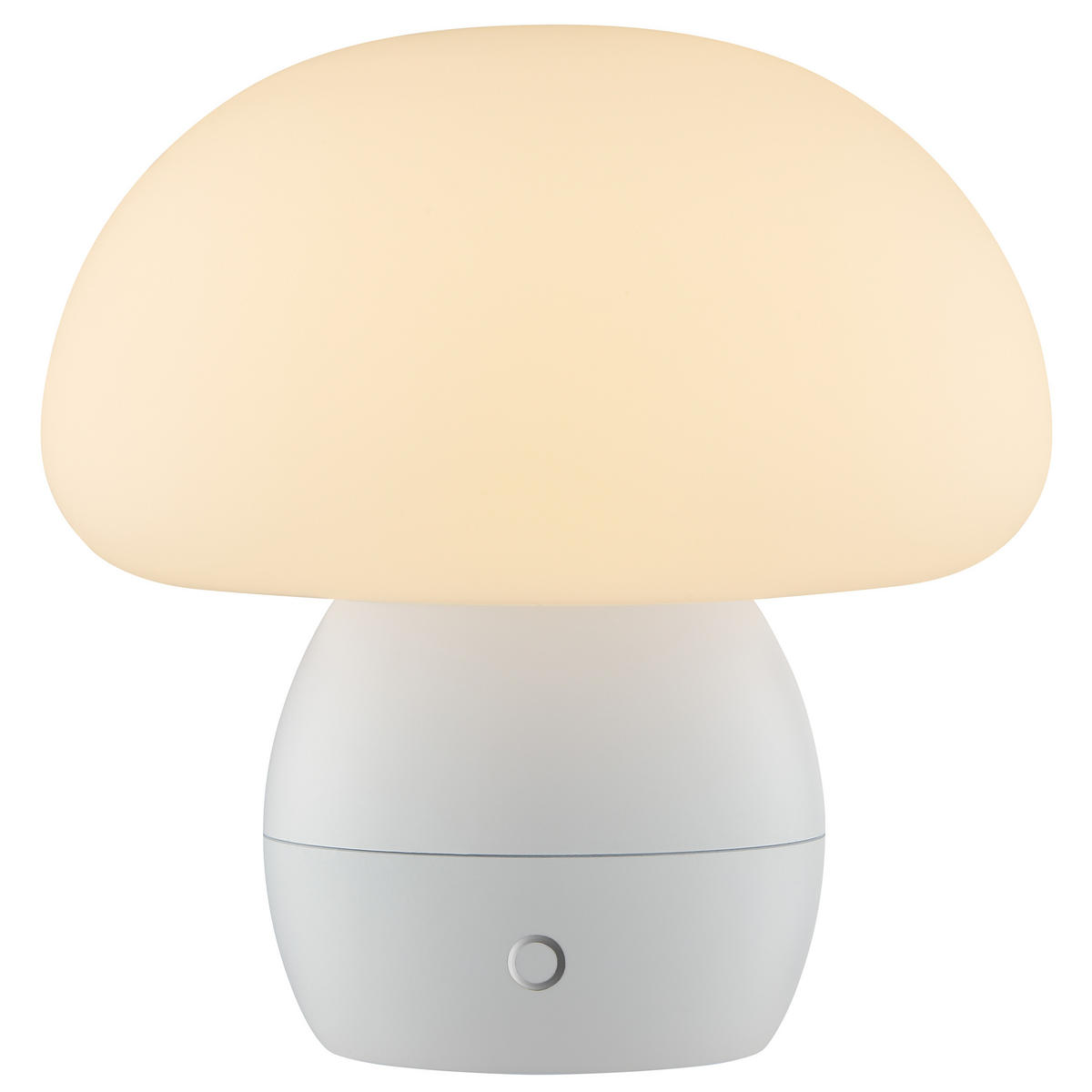 TISCHLEUCHTE Dupos Weiß 22/22/22,2 cm - Weiß, Kunststoff (22/22/22.2cm) - Brilliant