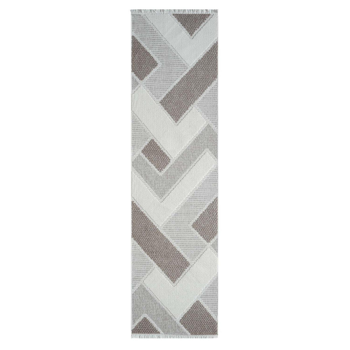 KURZFLOR-TEPPICH Lindo 8877 Beige 80x300 cm - Beige, Textil (80/300cm) - carpet city