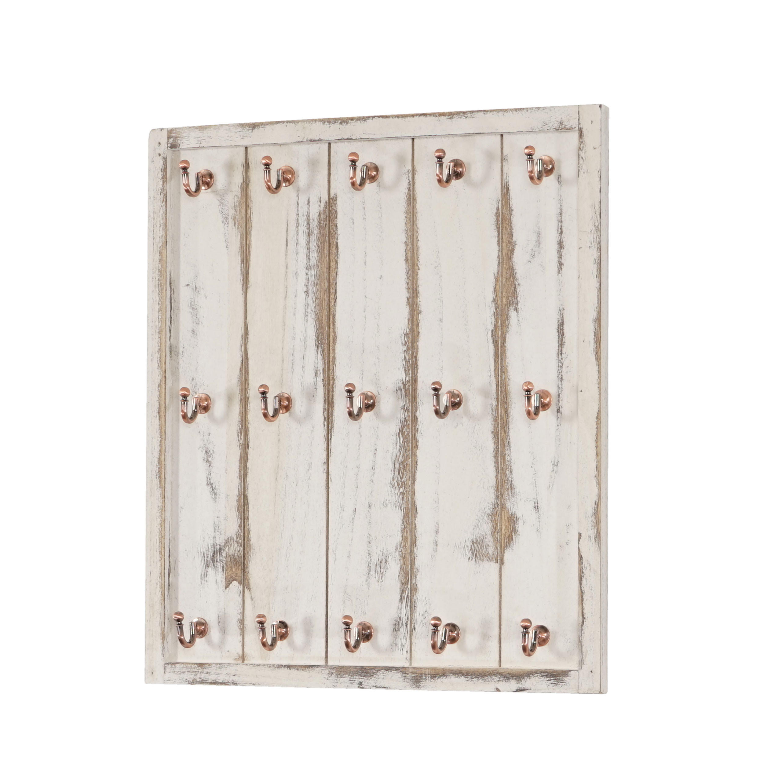 TASSENHALTER MONACO Reinweiß - Weiß, Holz (45/50/5cm) - MCW