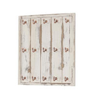 TASSENHALTER MONACO Reinweiß - Weiß, Holz (45/50/5cm) - MCW