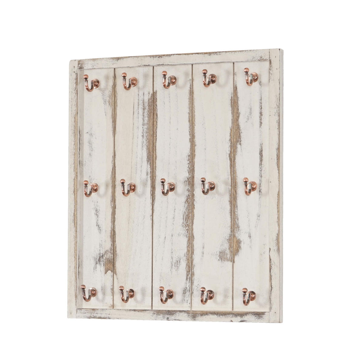 TASSENHALTER MONACO Reinweiß - Weiß, Holz (45/50/5cm) - MCW