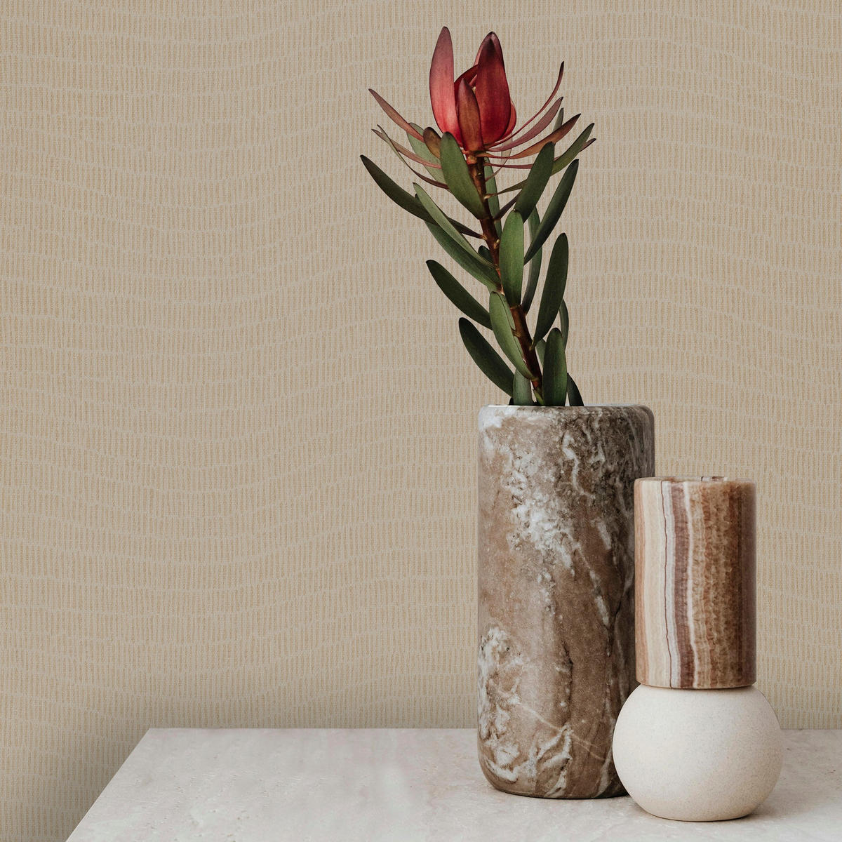 VLIESTAPETE Lovi Taupe - Beige, Papier/Kunststoff (53/1000cm) - Superfresco Easy