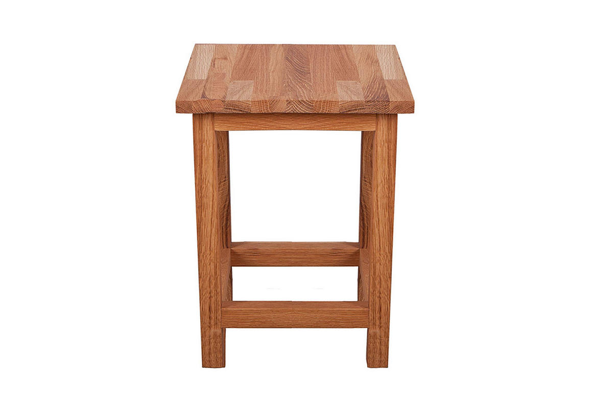 BLUMENSTÄNDER Maxi Platte 2cm Eiche 30x30x40cm - Eichefarben, Holz (30/30/40cm) - DELUKE