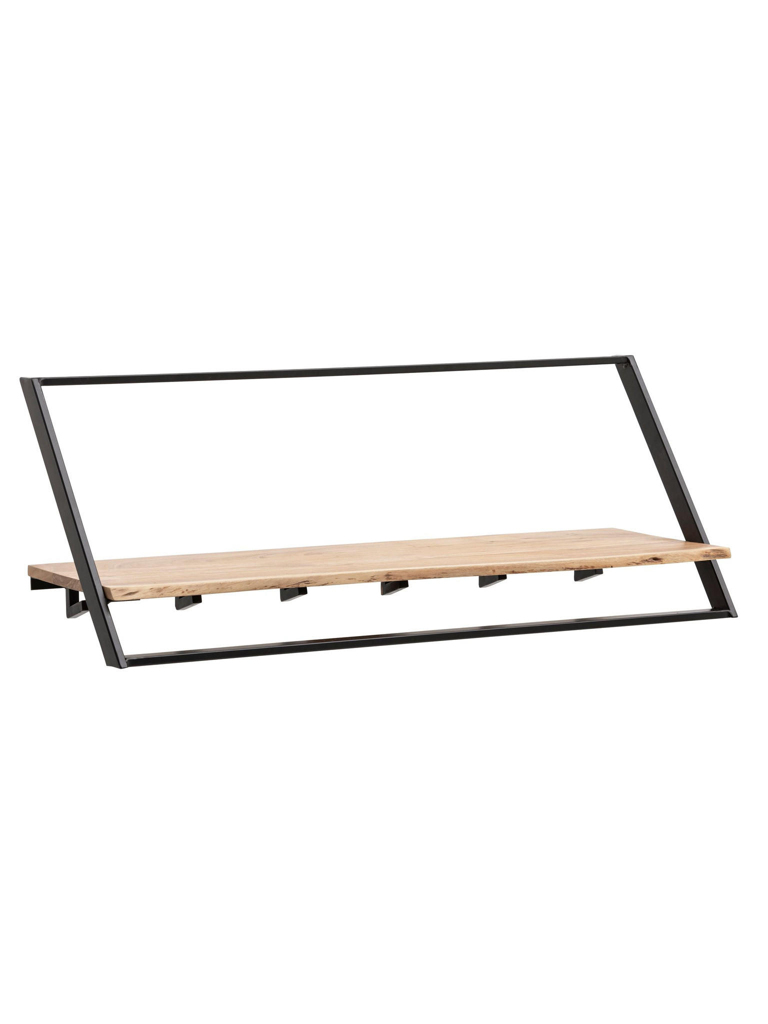 Kadima Design Wandgarderobe Akazie 100x40x32.5 cm
