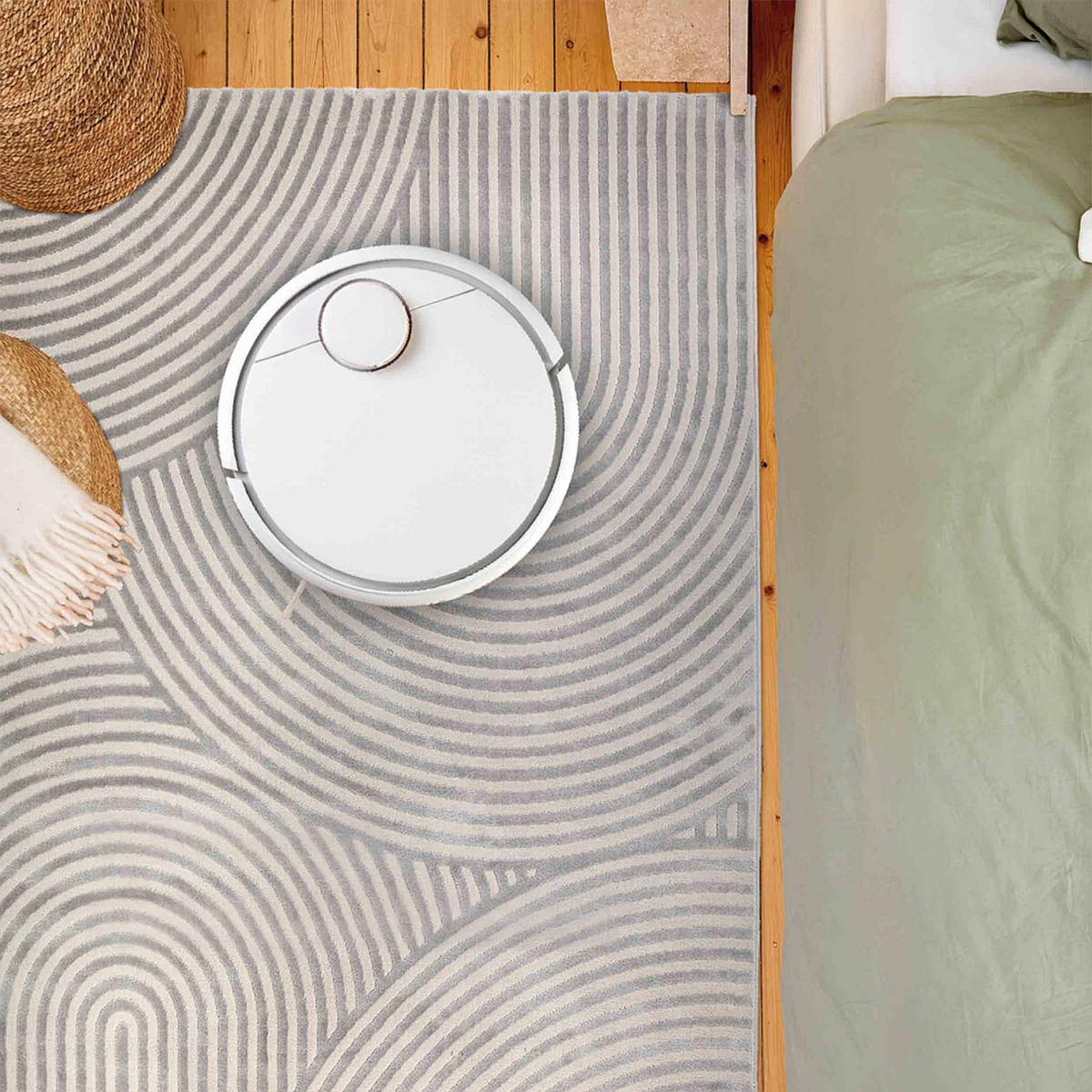 KURZFLORTEPPICH JULES - Silberfarben, Textil (160/230cm) - Astra