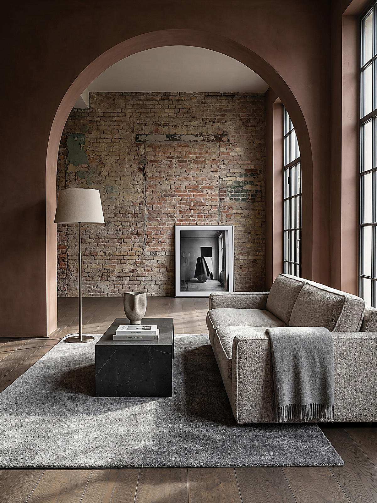 TEPPICH Hochflor ZINAL Uni Polyester Grau 200 x 290 cm - Grau, Textil (200/290cm) - KADIMA DESIGN