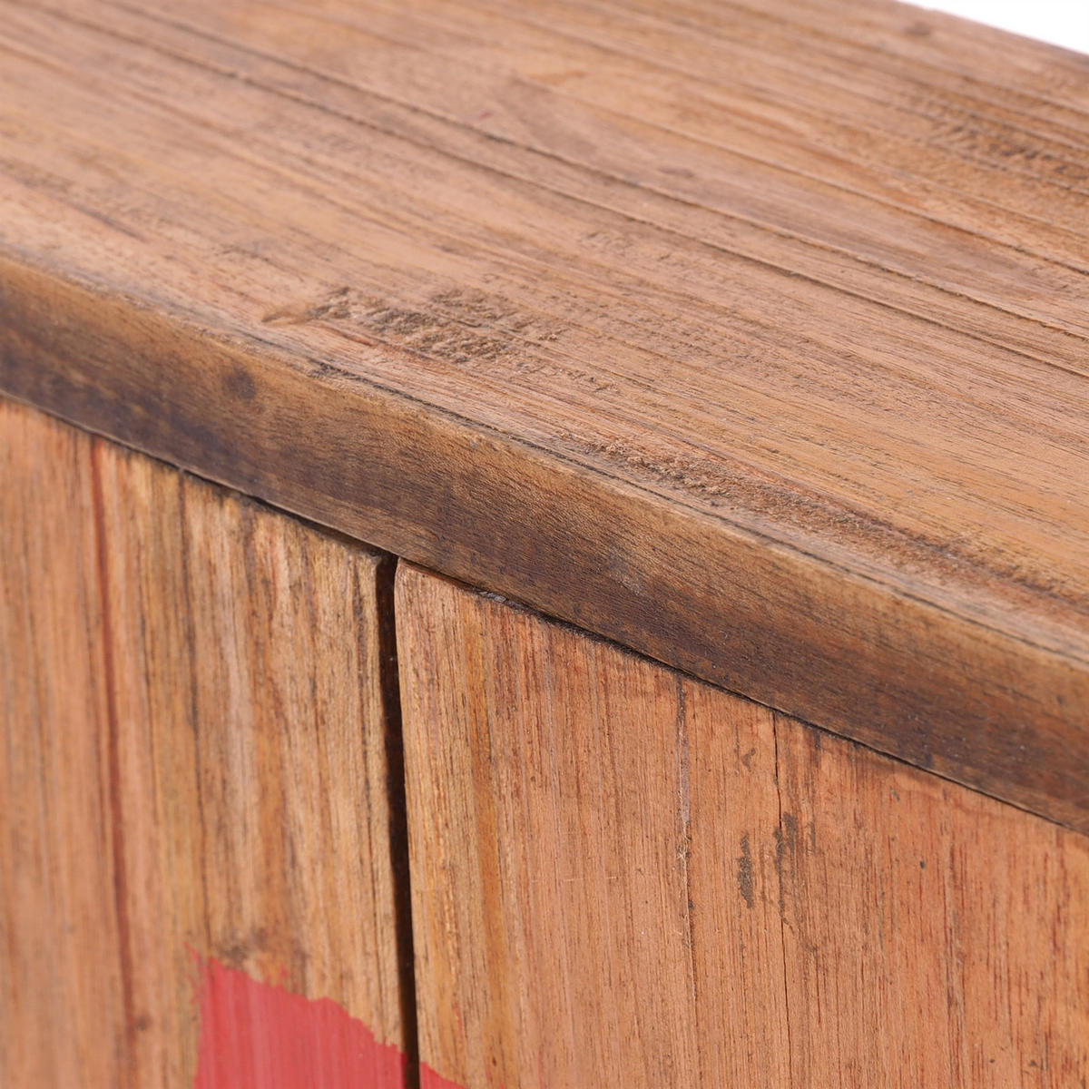 MEDIZINSCHRANK MEDIC 35 Mahagoni Massivholz 01 natur-vintage - Naturfarben, Holz (35/35/13cm) - DESIGN DELIGHTS