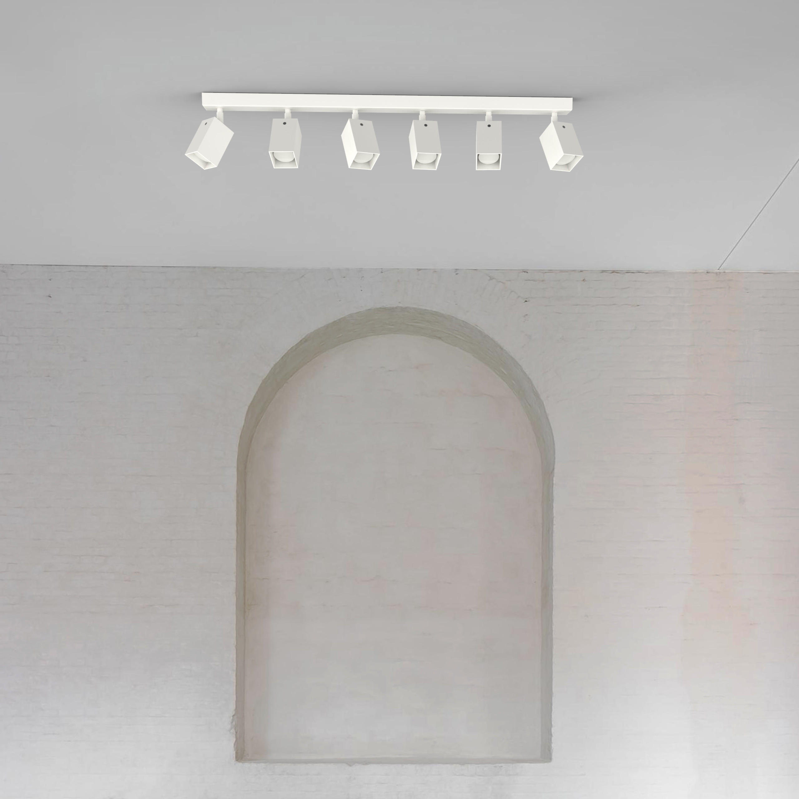 DECKENLEUCHTE - Weiß, Metall (6/90/18cm) - Lumicom