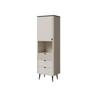 REGAL Marly 3S1D RE04 - Kaschmir/Schwarz, Holzwerkstoff/Metall (60/191/40cm) - MIRJAN24