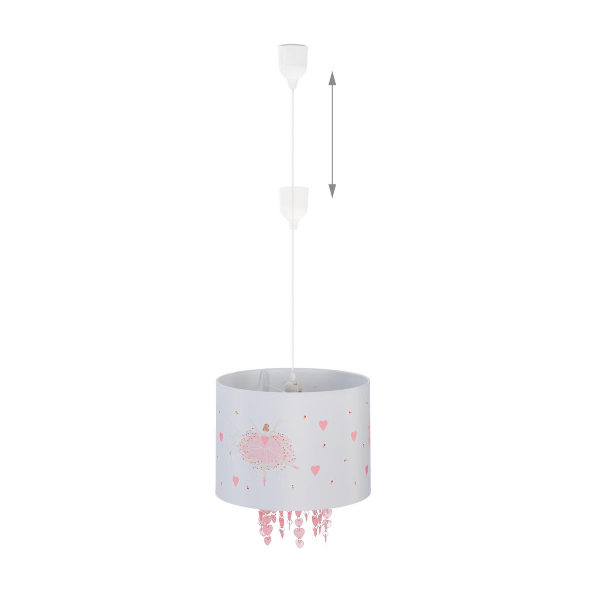 HÄNGELAMPE - Multicolor, Kunststoff (35/35/158cm) - Relaxdays