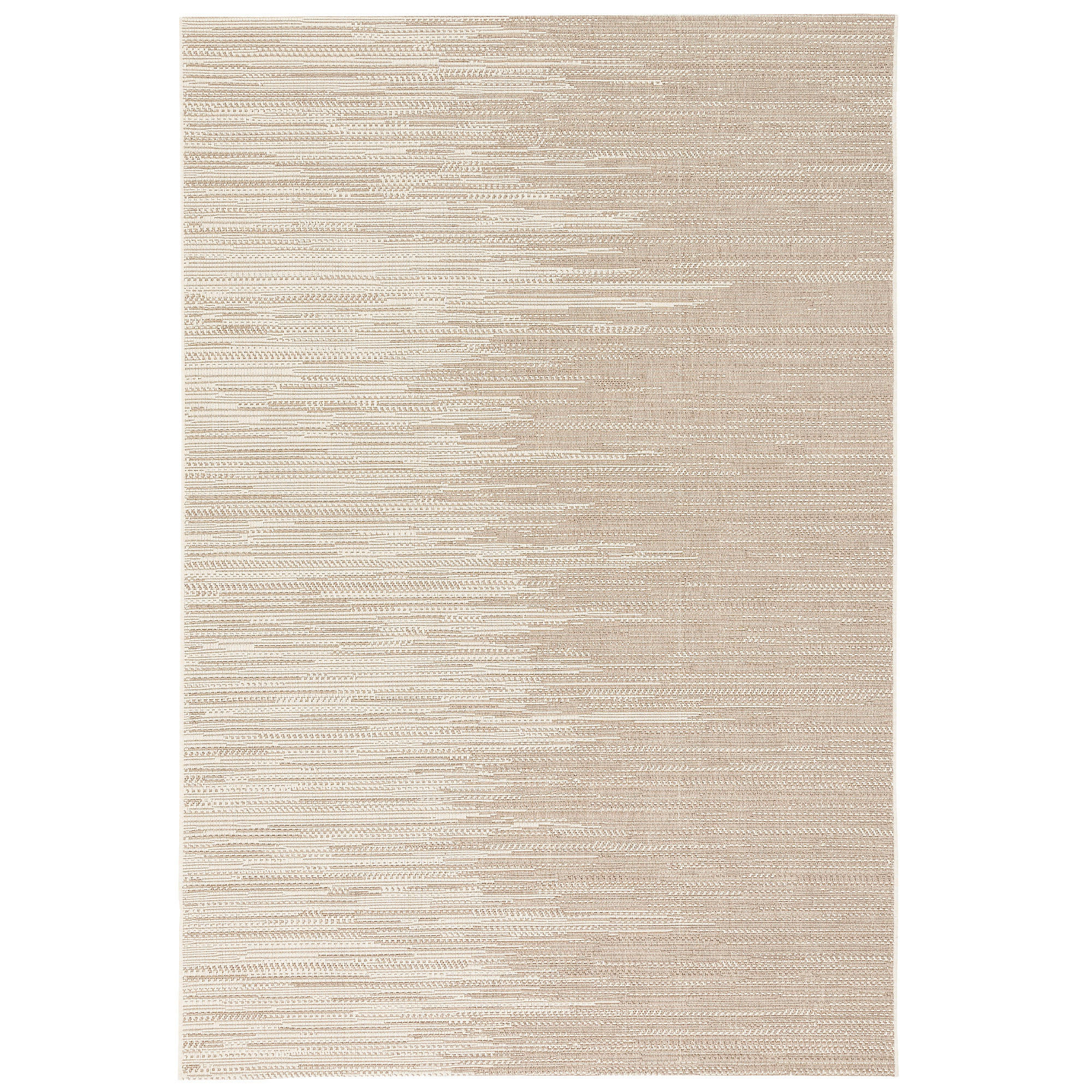 IN & OUTDOOR TEPPICH NATUR PANAMA VERLAUF - Grau, Textil (80/150cm) - Pergamon