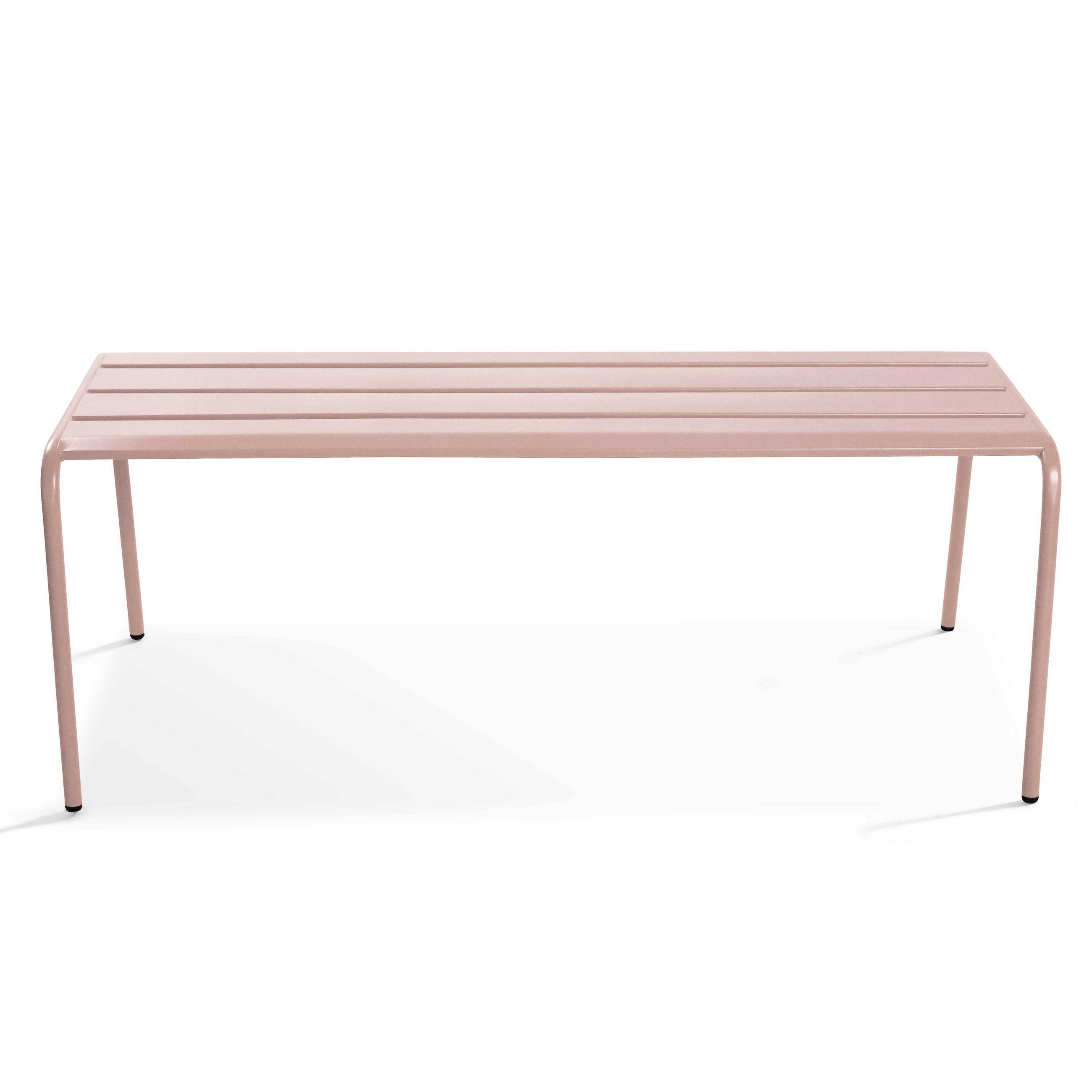 GARTENBANK, Rosa - Pink, Metall (52/46/120cm) - Oviala