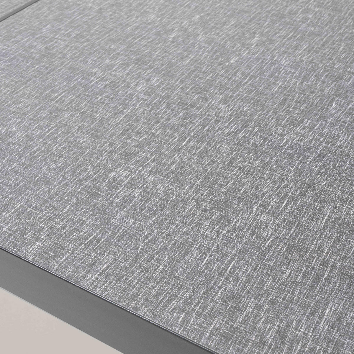 GARTENTISCH ., Grau - Grau, Metall (182/121/74cm) - Oviala