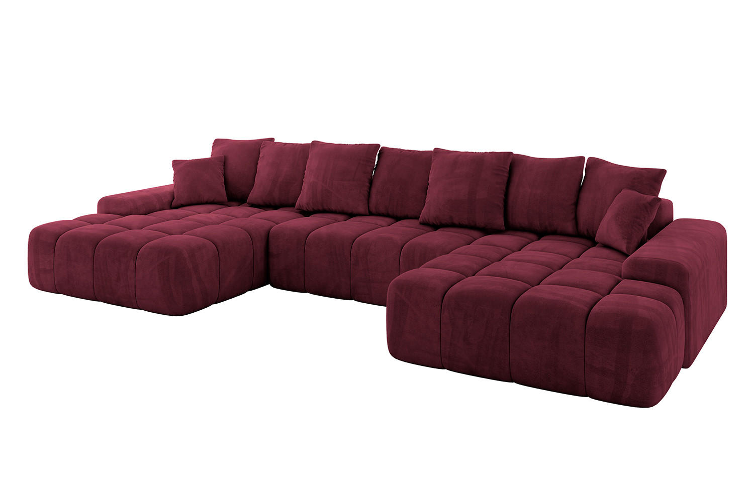 ALTDECOR SEDACÍ SOUPRAVA ENSI-U – 353 x 164 x 69 cm bordó
