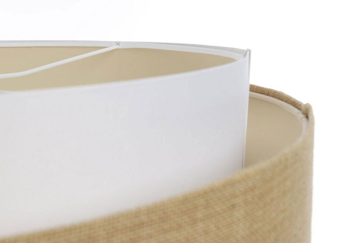 HÄNGELEUCHTE Beige 60/25 cm - Beige, Kunststoff (60/1/25cm) - ONZENO
