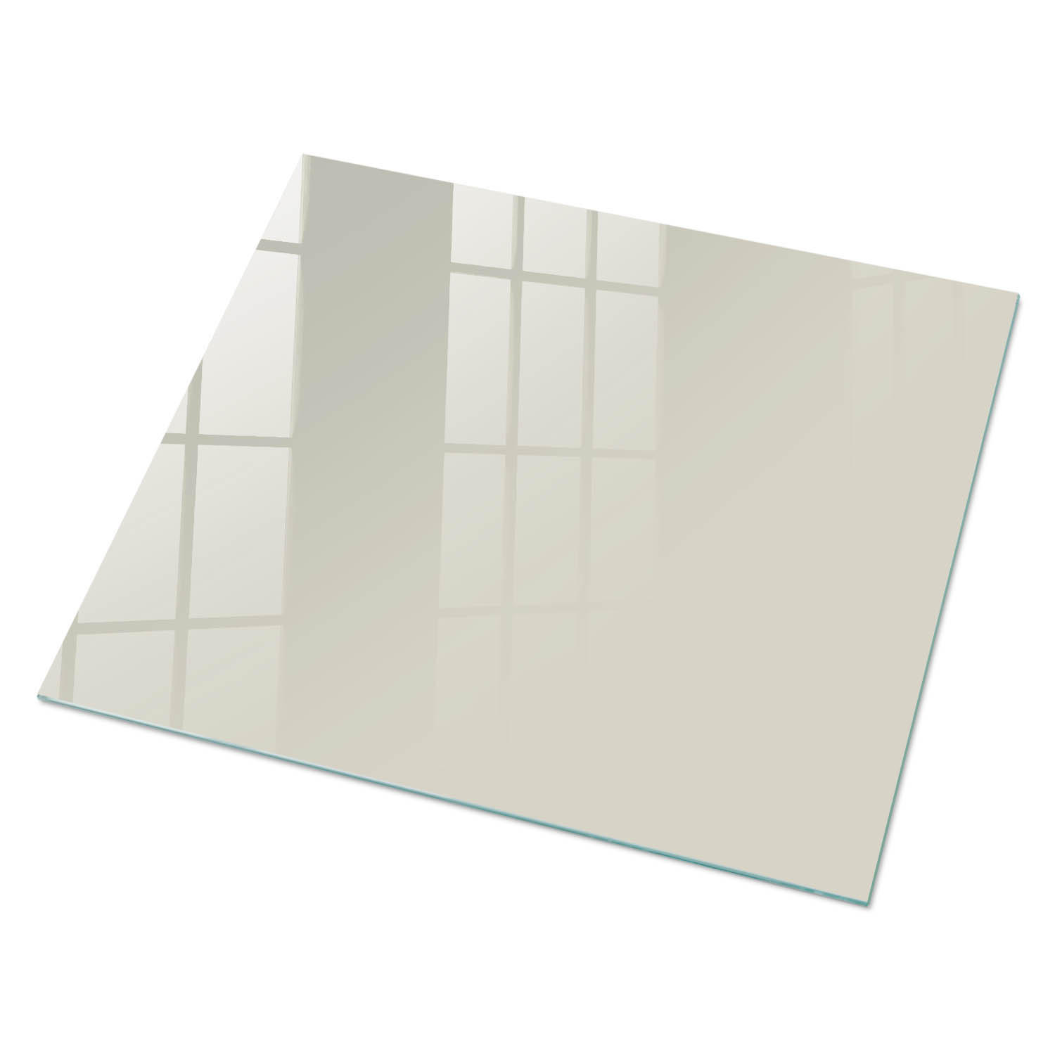 GLASPLATTE 80x60 cm – Cremefarbener Stein - Orange, Glas (0.4/80/60cm) - ArtPrintCave