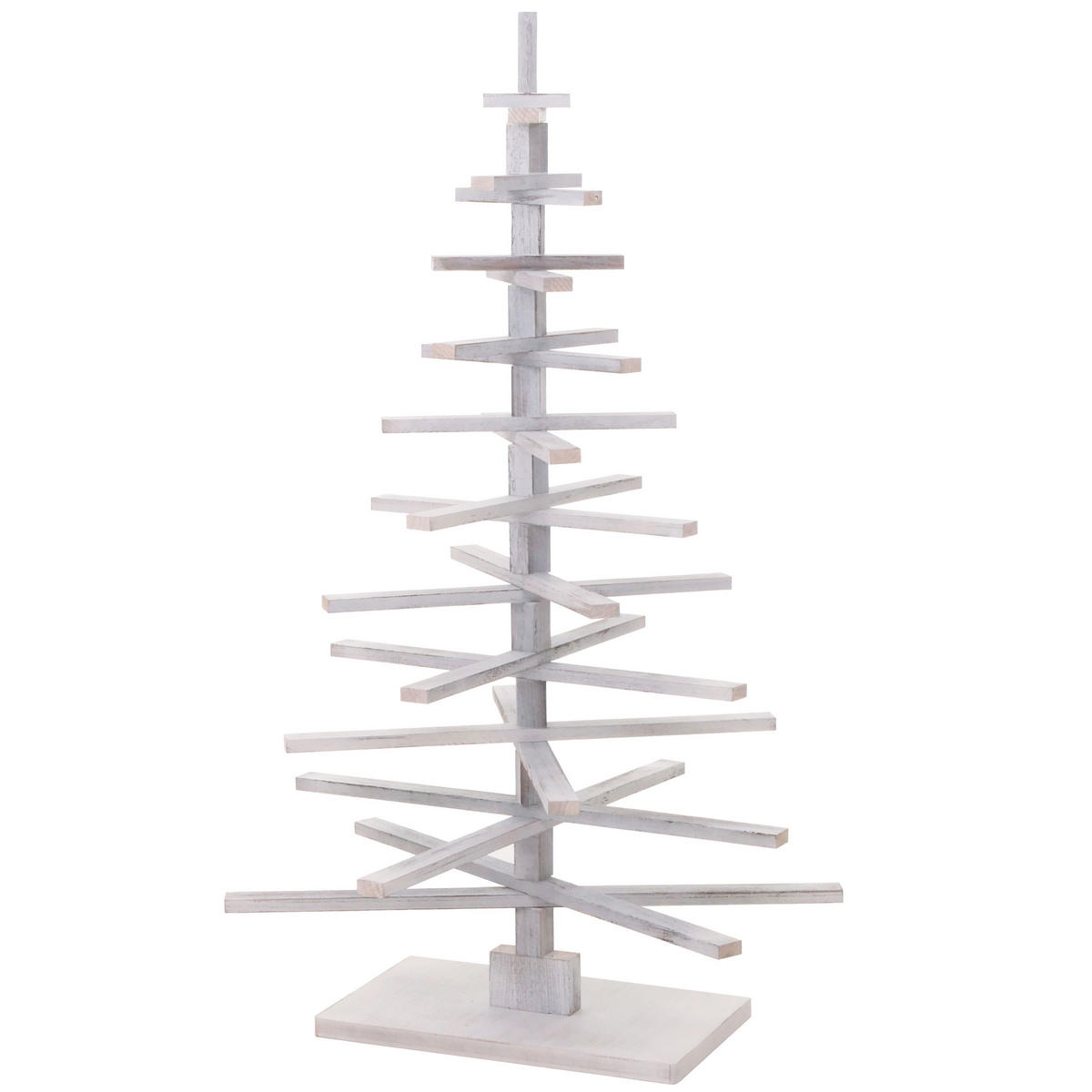 DEKO-WEIHNACHTSBAUM Weiß - Weiß, Holz (130cm) - MCW