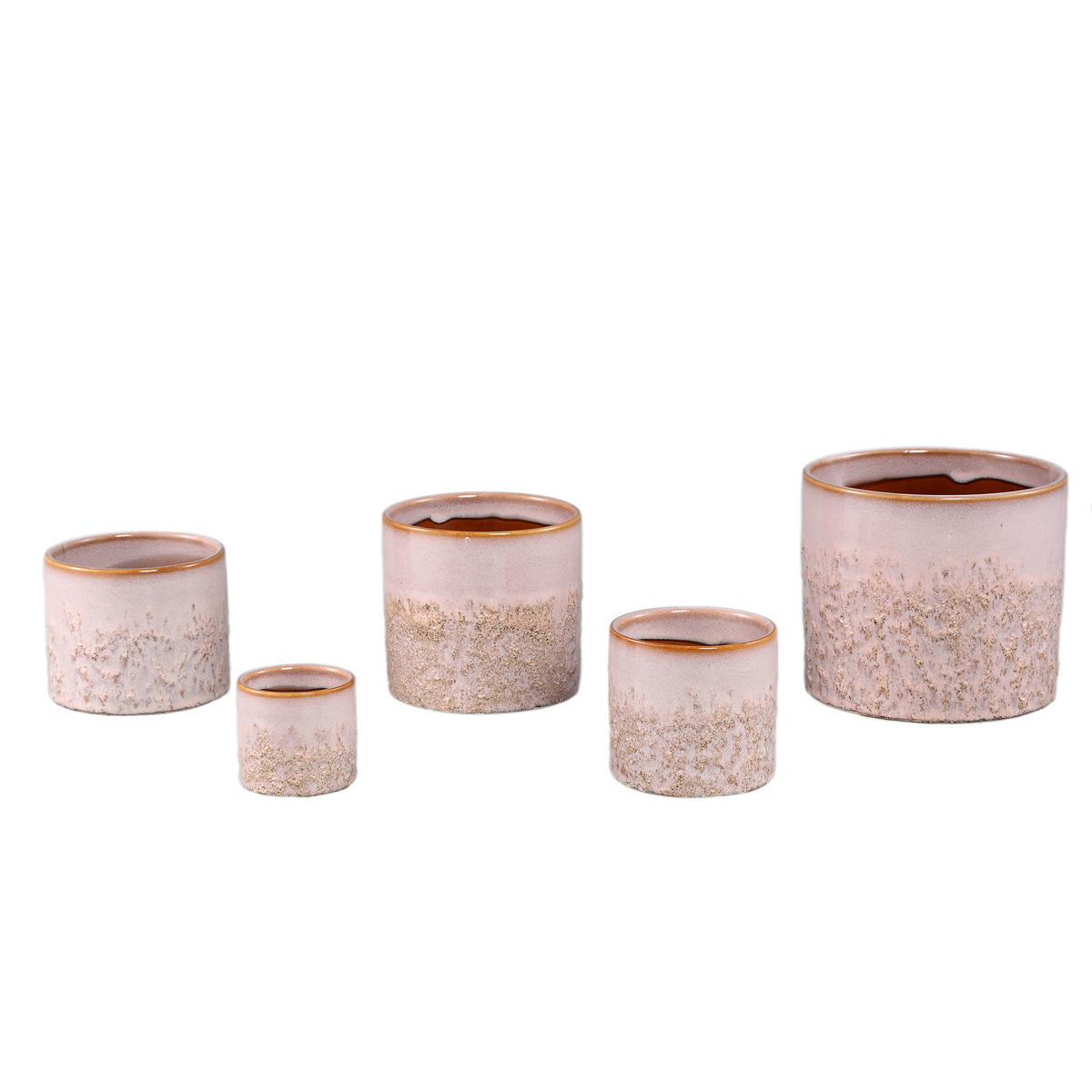 TOPF Mary Rosa 17/17/15.5cm - Pink, Keramik (15.5cm) - PTMD Collection