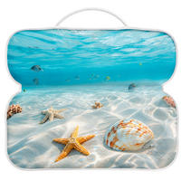 BADEWANNENKISSEN Waterworld - Blau, Kunststoff (39/5.5cm) - Sanilo