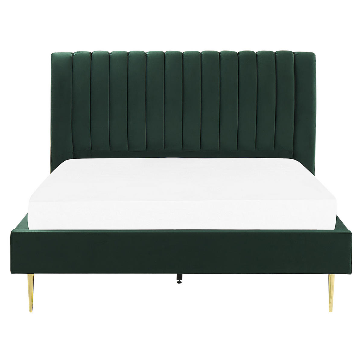 KÁRPITOZOTT ÁGY 180/200cm Smaragdzöld Marville - zöld, textil (180/200cm) - Beliani