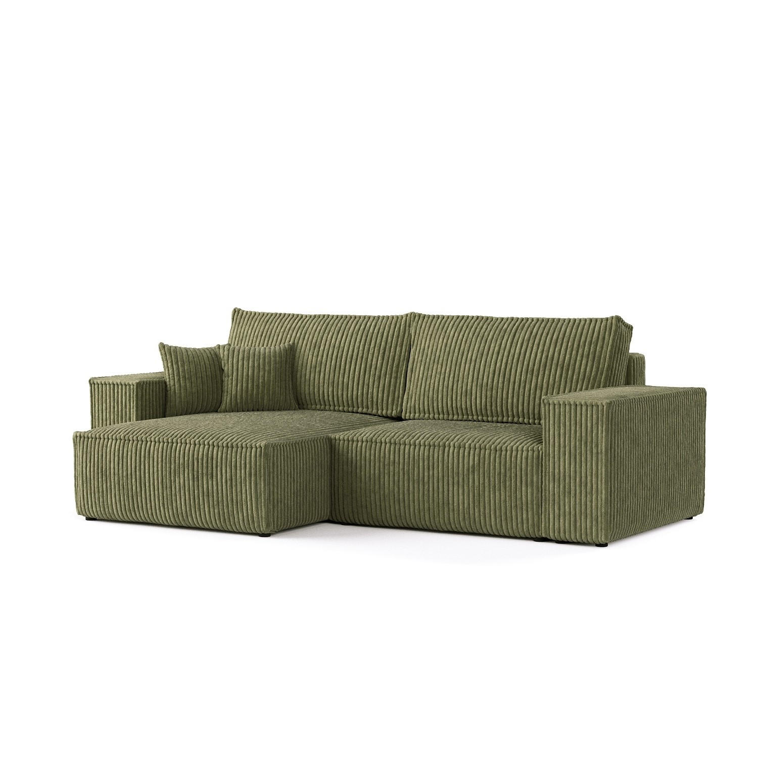 AltaBeds ROHOVÁ SEDAČKA CAVO, textil, Zelená