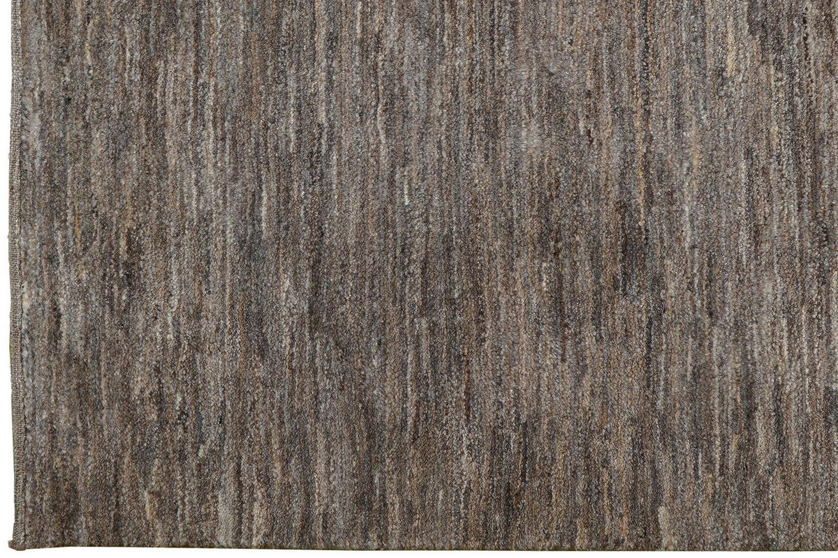 GABBEH-TEPPICH handgeknüpft Grau 195/159 cm Schurwolle - Grau, Textil (159/195cm) - Looma