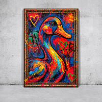 GEMÄLDE Farbrhythmus Schattenfugenrahmen Gold 120x80 cm - Goldfarben, Holz (120/80cm) - YS-art gallery