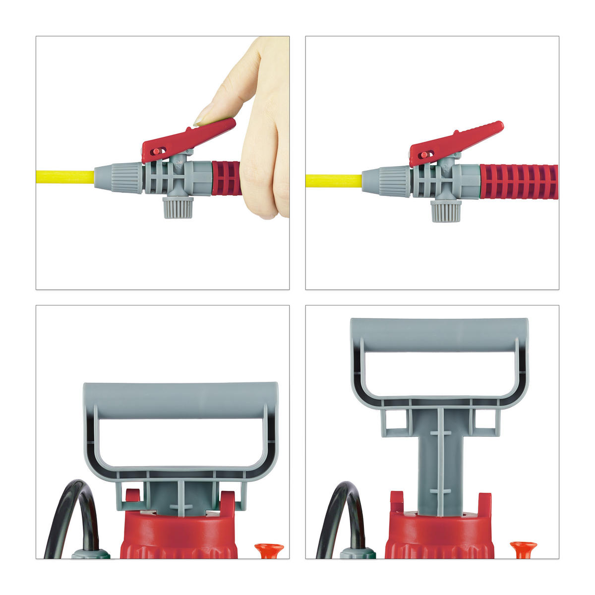 DRUCKSPRÜHER - Weiß, Kunststoff (65/45/17.5cm) - Relaxdays