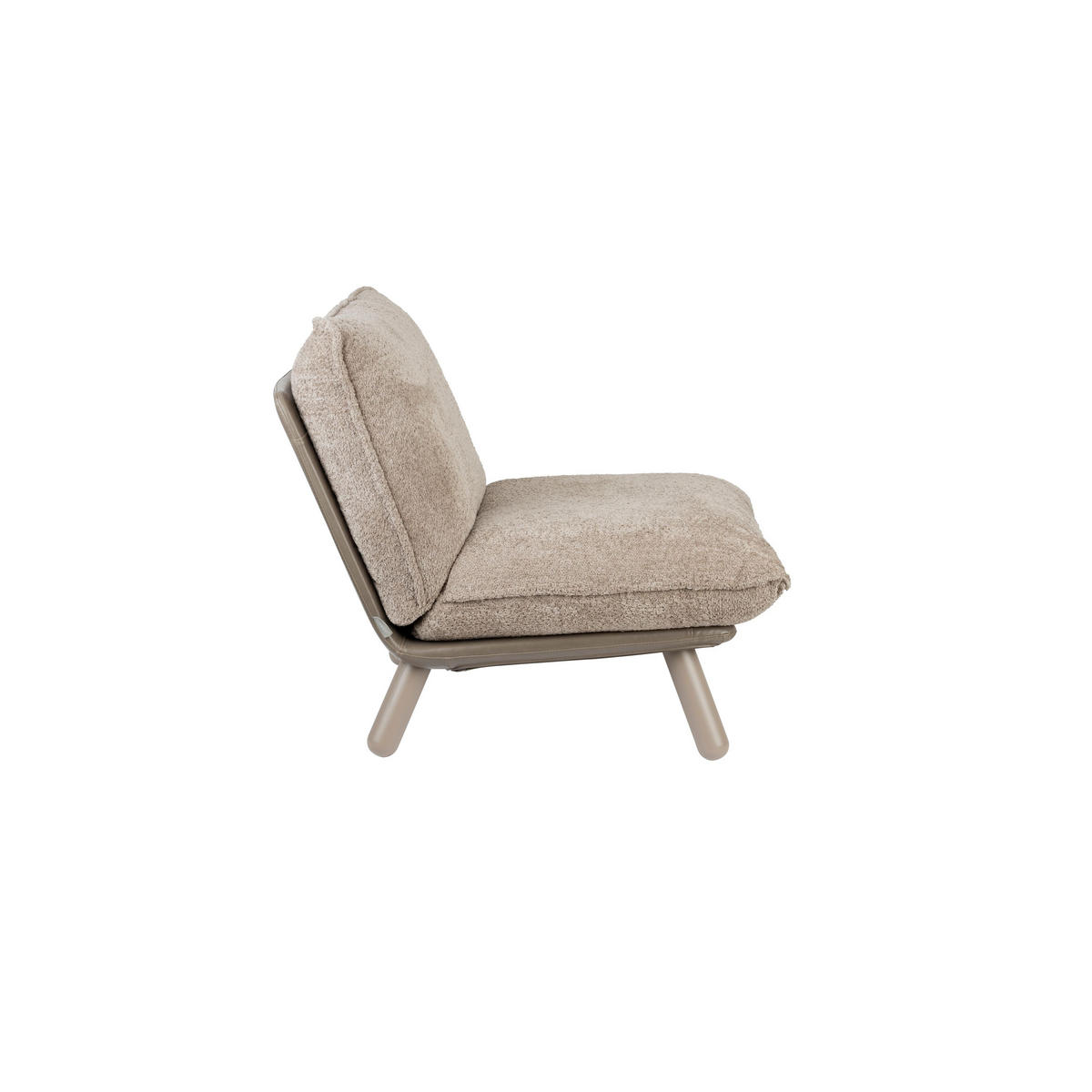 SESSEL Lazy Sack Beige - Beige/Grau, Holz (75/81/94cm) - Zuiver