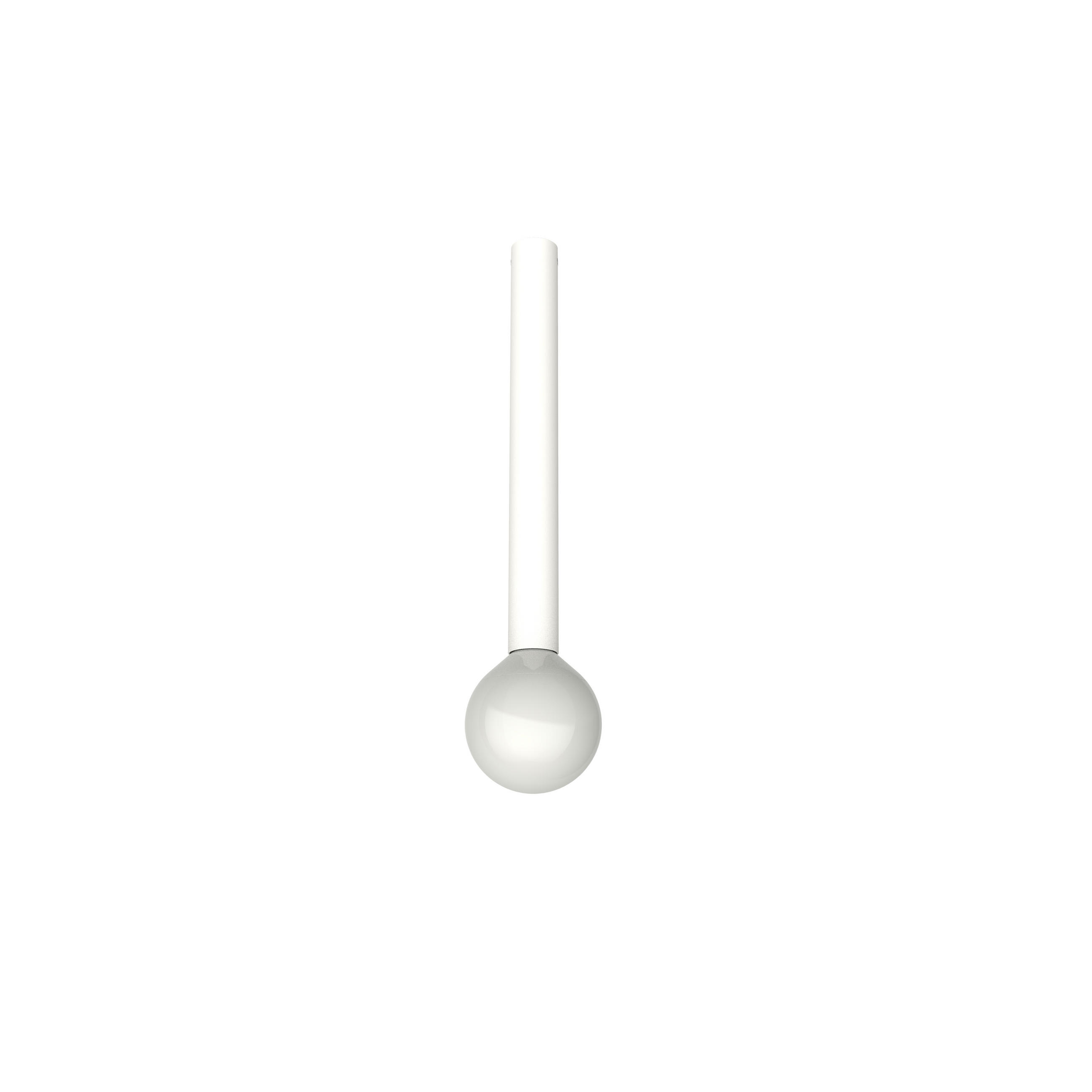 DECKENLEUCHTE Puro H30 - Weiß, Metall (4/4/30cm) - Lumicom
