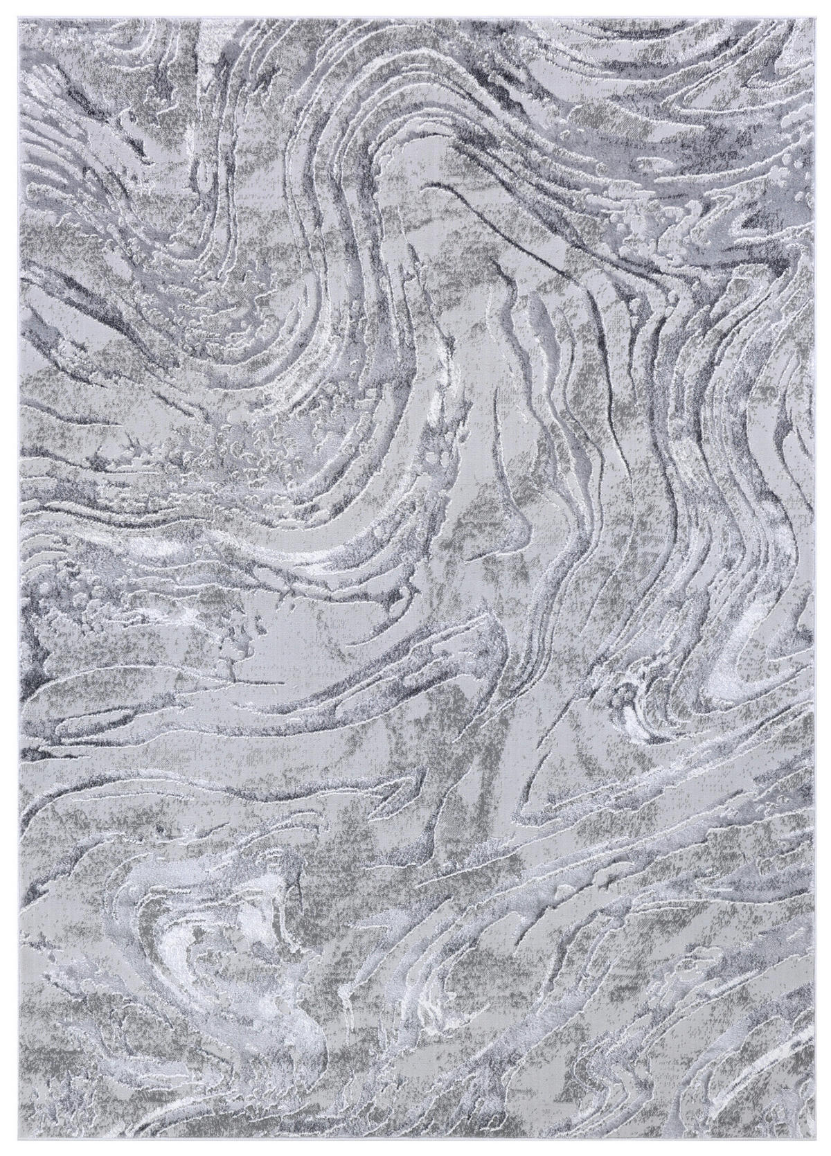 TEPPICH COMO Grau 140/200 cm - Grau, Kunststoff (140/200cm) - Tapiso